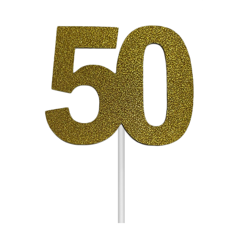 50th Cake Topper | 50th Birthday | Hello Fifty | cake decorations –  Lavender Co Creative