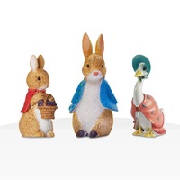 Beatrix Potter™ Peter Rabbit™ Decoration Set Peter, Jemima & Flopsy 