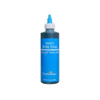 Chefmaster Gel Colour Neon Bright Blue - 10.5oz