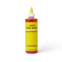 Chefmaster Gel Colour Neon Bright Yellow - 10.5oz