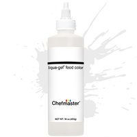 Chefmaster Gel Colour White - 16oz