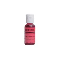 Chefmaster Airbrush Liquid Deep Pink .64oz Bottle