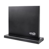 Appetito - Double Sided Magnetic Knife Stand - Matt Black