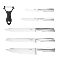 Taylors 5pc kitchen Knife Set + Peeler