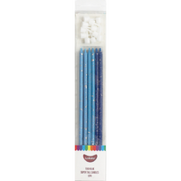 GoBake Candles Super Tall 18cm Ombre Tech Blue