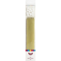 GoBake Candles Super Tall 18cm Gold