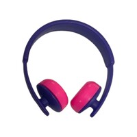 Small Purple Band & Pink Phones Headphones Decoration