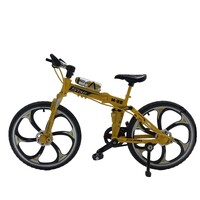 Folding Road Bike Yellow Decoration