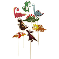 Dinosaur Cake topper Set