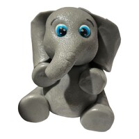 Fondant Elephant Grey