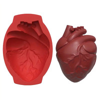 Silicone Human Heart Cake Mould 22cm