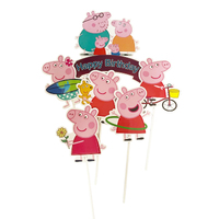 Peppa Pig Cake topper Set