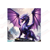 Dragon Edible Image #03 - Square