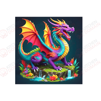 Dragon Edible Image #04 - Square