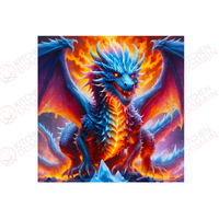 Dragon Edible Image #05 - Square