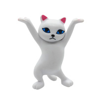 White Cat Cake Topper