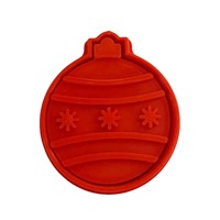 Xmas Bauble Large Fondant / Cookie Cutter & Stamp