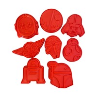 Star Wars Fondant / Cookie Cutter & Stamp Set of 8