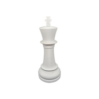 White Chess Piece King Decoration Topper