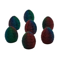 Mini Dragon Egg Decorations 6 Pieces 