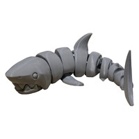 Large Articulated Shark Decoration Topper