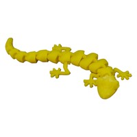 Yellow Articulated Lizard Decoration Topper