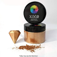 Vivid Shimmer Rose Gold Edible Metallic Dust 50g