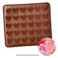 Macaron Silicone Heart Mat For 30