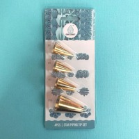 Cake Craft - Star Piping Tip Set 4 Piece