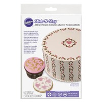 Wilton Stick n Stay Stencils- Hearts