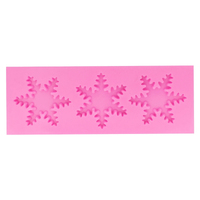 3 Snowflakes Silicone Mould