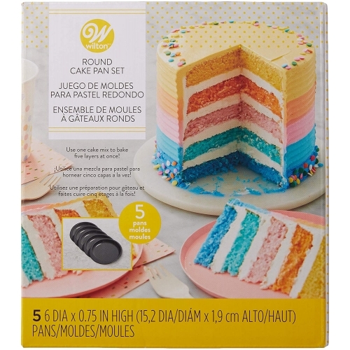 Wilton Easy Layers 6in Cake Pan Set