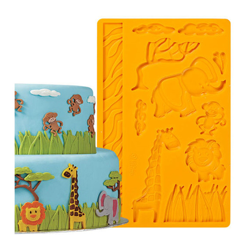 Wilton Silicone Mould - Jungle Pals