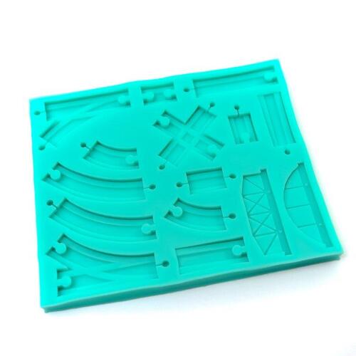 Train Tracks Silicone Fondant Mould