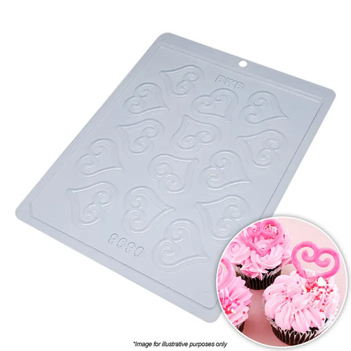 BWB Decorative Heart Chocolate Mould 1 Piece