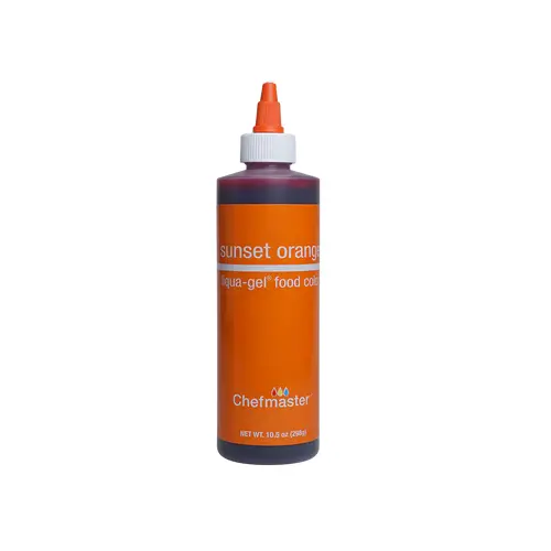 Chefmaster Gel Colour Sunset Orange - 10.5oz