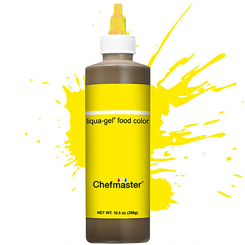 Chefmaster Gel Colour Neon Bright Yellow - 10.5oz