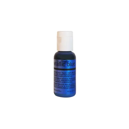 Chefmaster Airbrush Liquid Metallic Blue .67oz Bottle