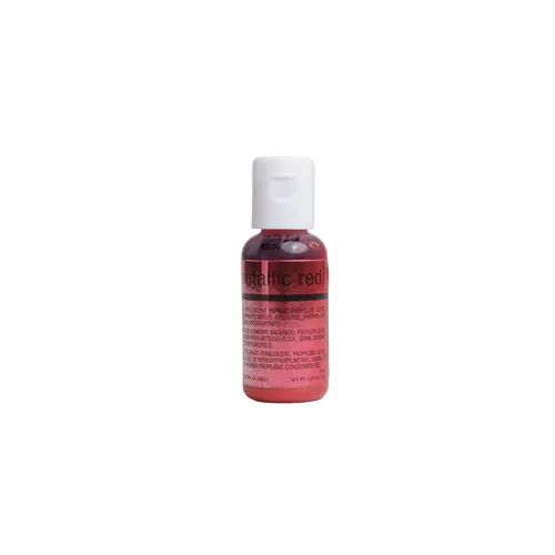 Chefmaster Airbrush Liquid Metallic Red .67oz Bottle