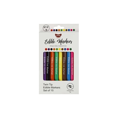 Edible Marker 10 Pack 