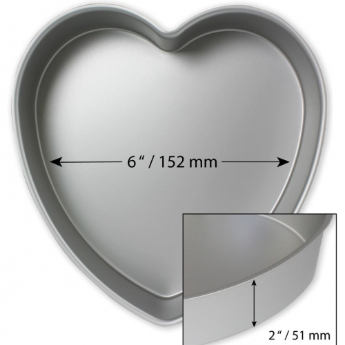 PME Heart Cake Pan (152 x 51mm / 6 x 2") 