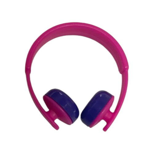 Small Pink & Purple Headphones Decoration