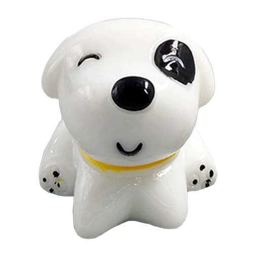 Mini Dog Figure White