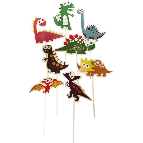 Dinosaur Cake topper Set