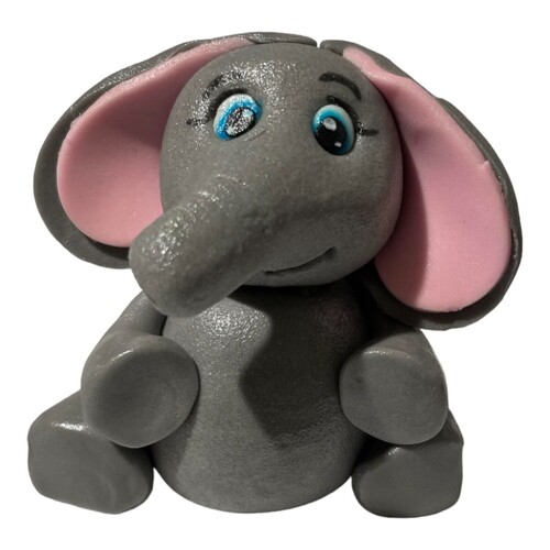 Fondant Elephant Pink Ears