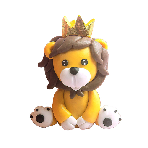 Lion Wearing Crown Cake topper