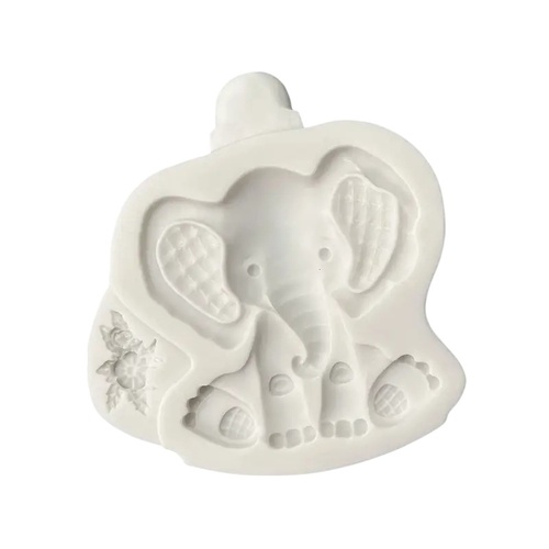 Cute Elephant Silicone Fondant Mould