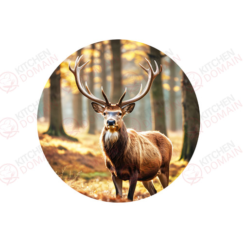 Stag-Deer Edible Image - Round #3