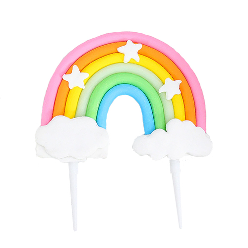 Rainbow Star Cake Topper