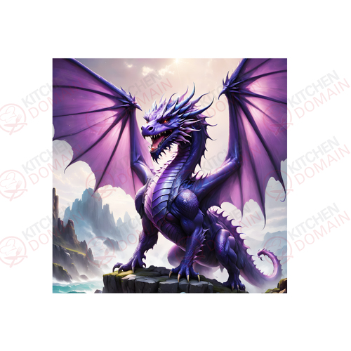 Dragon Edible Image #03 - Square